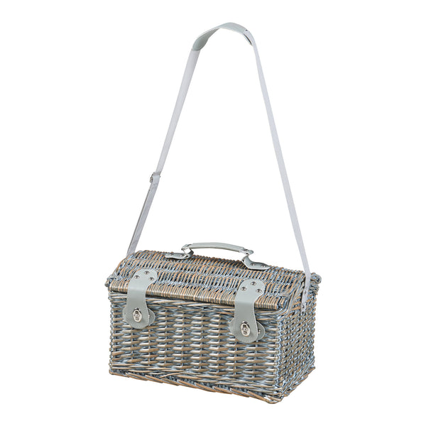 Cesta de picnic Folldal para 2 personas 40x28x25 cm [casa.pro]