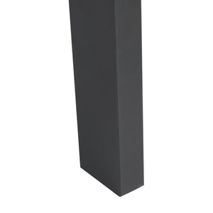 Juego de 2 estructuras de mesa Kraftisried 72x70cm Negro [en.casa]