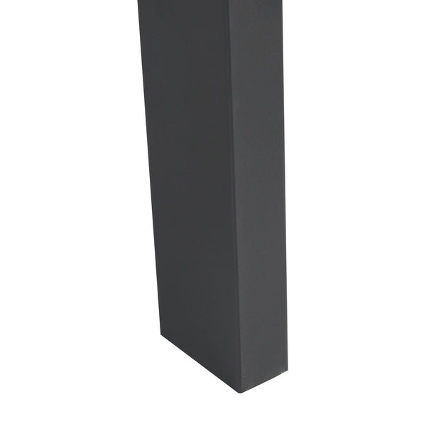 Juego de 2 estructuras de mesa Kraftisried 72x70cm Negro [en.casa]