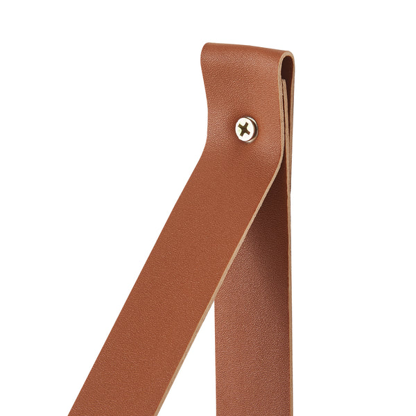 Conjunto de estantes de pared Utsira 48/60 x 20 x 30 cm 2 piezas aspecto roble/marrón [en.casa]