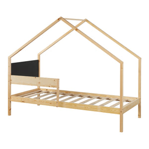 Cama casita Sodankylä con cama extraíble con colchón 90x200cm [en.casa]