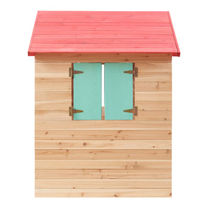 Casita infantil Lulä Caseta de juegos 130x115x101 cm Madera [casa.pro]