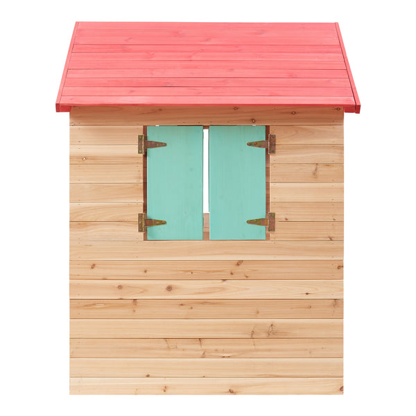 Casita infantil Lulä Caseta de juegos 130x115x101 cm Madera [casa.pro]