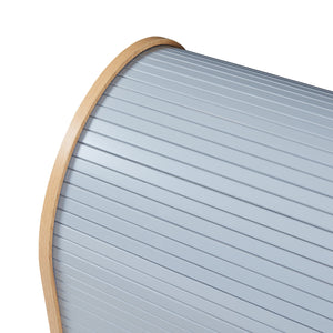 Armario persiana Kavlinge 80x60x40 cm Bambú/Gris [en.casa]