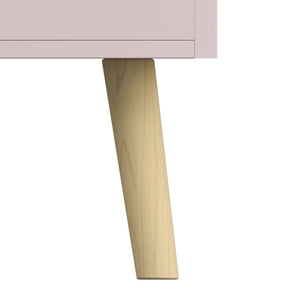Caja de juguetes Vestnes 60x30x44 cm Cotton Candy/Blanco [en.casa]