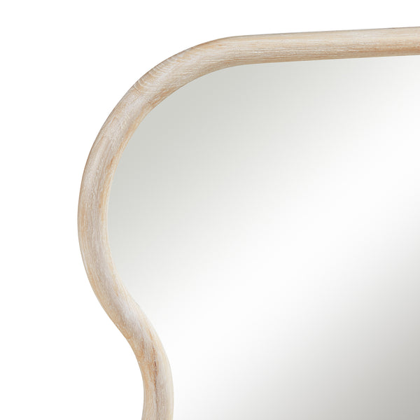 Espejo de pared Bellerirnu 90x60 cm aspecto roble Sonoma [en.casa]