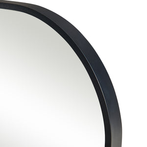 Espejo de pared Tarvindak 120x40 cm Negro [en.casa]