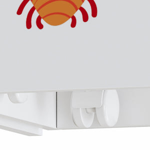 Estantería infantil Aarnskona 70x63x30 cm Motivo Aqua Dream [en.casa]