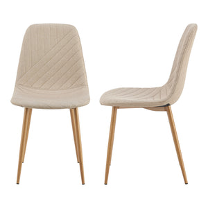 Grupo de comedor Lindesberg de 5 piezas con tablero rectangular Gris/Marrón claro [en.casa]