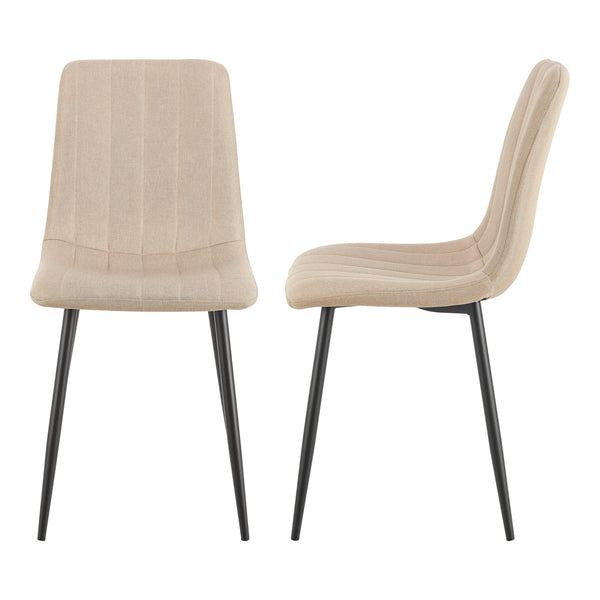 Grupo de comedor Hemnes de 5 piezas en aspecto roble/marrón claro [en.casa]