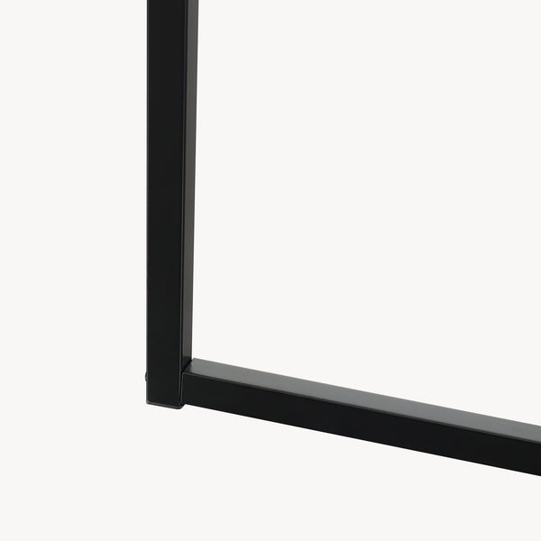 Perchero Norjad 160x80x41 cm Metal Negro [en.casa]