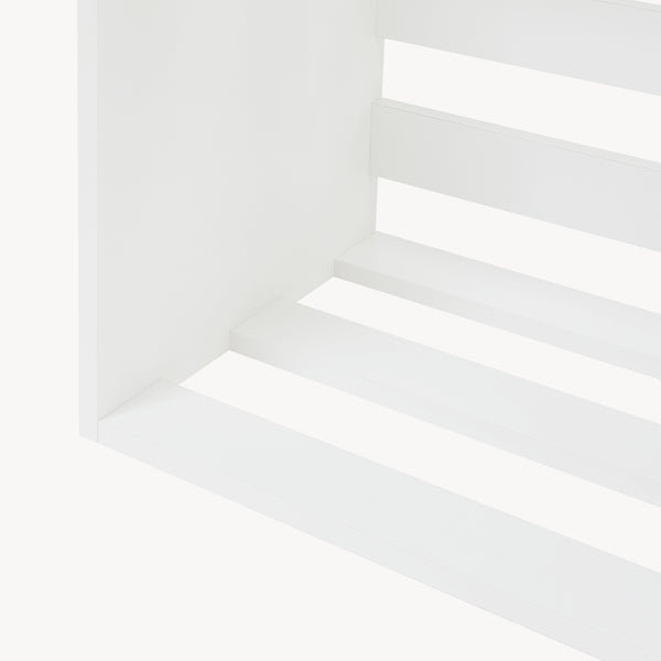 Mesa auxiliar Rønde aglomerado 43 x 64 x 33 cm blanco [en.casa]