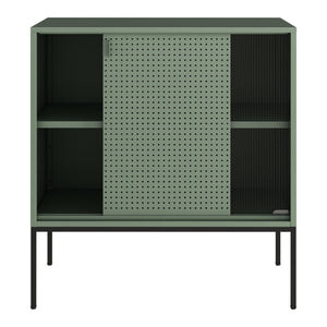 Aparador Eidsvoll 80x45x85cm Verde [en.casa]
