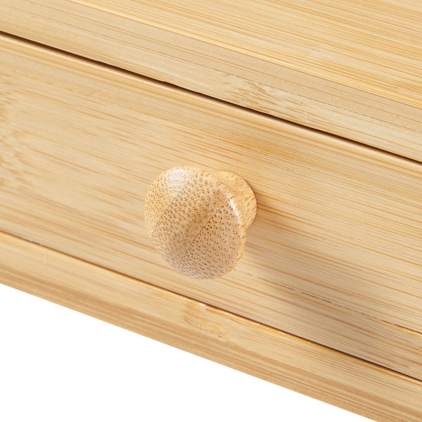 Soporte para monitor Hallstahammar 56x18x9,5 cm Bambú [en.casa]