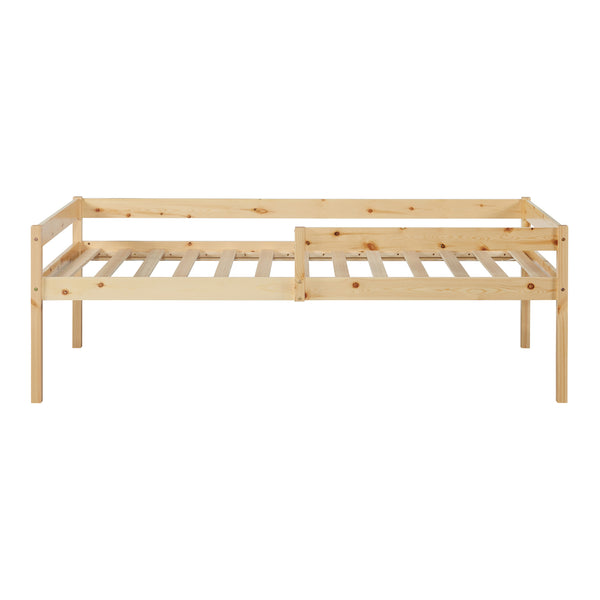 Cama doble para niños Sonkajärvi 90x200cm Madera de pino natural [en.casa]