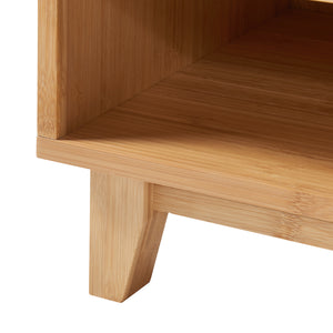 Mesita de noche Ypäjä 50x42x39cm Bambú [en.casa]