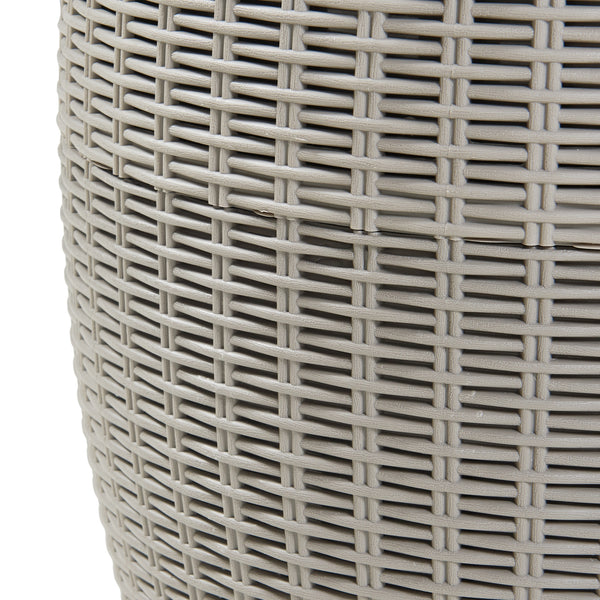 Taburete nevera Avetrana 44xØ40 cm Marrón claro [casa.pro]