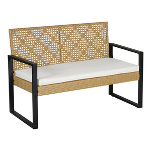 Conjunto de muebles de jardín Calciano de 4 piezas [casa.pro]