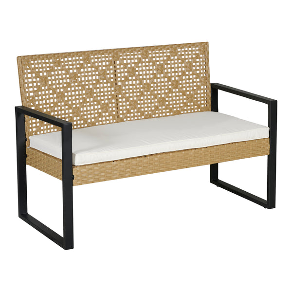 Conjunto de muebles de jardín Calciano de 4 piezas [casa.pro]