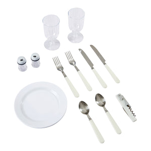 Cesta de picnic Folldal para 2 personas 40x28x25 cm [casa.pro]