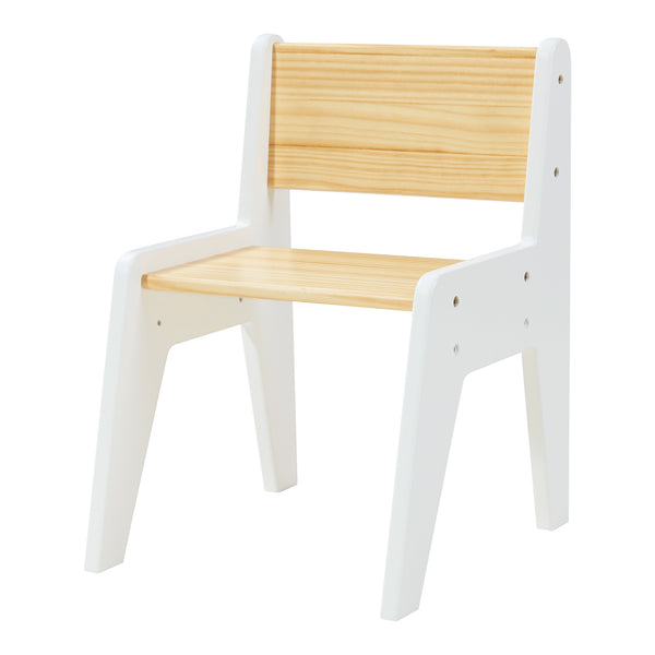 Escritorio infantil con silla Skinnskatteberg Madera/Blanco [en.casa]