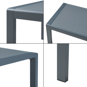 Conjunto de muebles de jardín Avise 4 piezas aluminio [casa.pro]