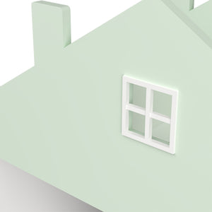 Estantería para niños Vipsali 90x60x27 cm Verde menta/Blanco [en.casa]