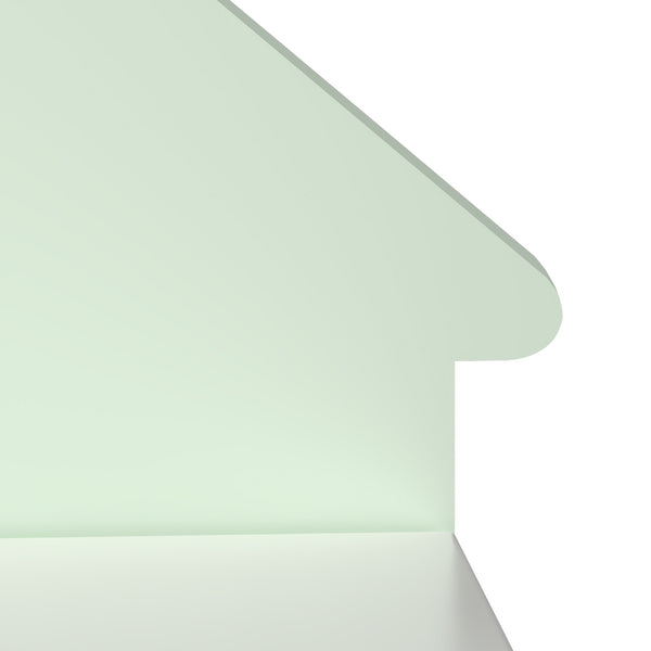 Caja de juguetes Vipsali 56x60x33 cm Verde menta/Blanco [en.casa]