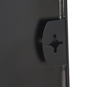 Espejo de pared Tarvindak 120x40 cm Negro [en.casa]