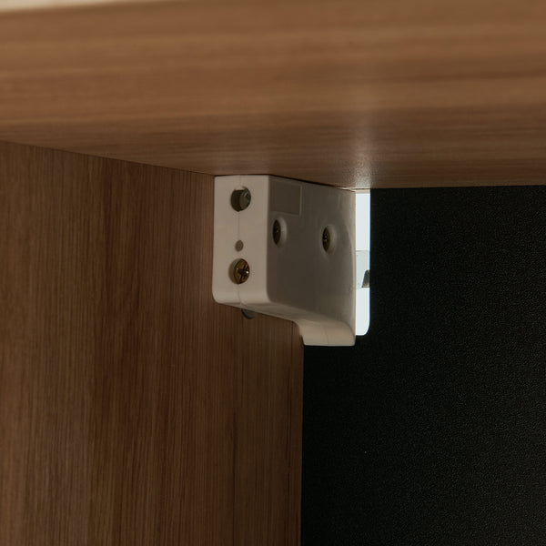 Armario colgante con botones 98x60x38 cm efecto roble [en.casa]