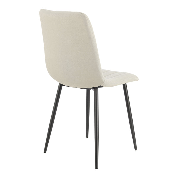 Conjunto de comedor Hemnes de 5 piezas en aspecto roble/beige [en.casa]