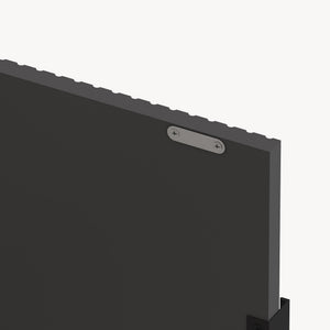 Mueble de TV Trömi 2 puertas 150x40x43cm - Roble/Gris [en.casa]