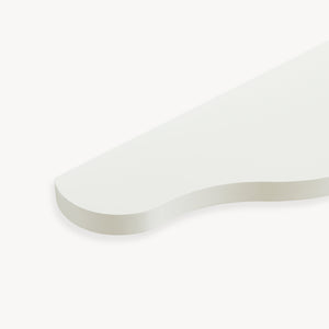 juego de 2 estantes flotantes Sirlstalo 57x19x2,5cm - Blanco [en.casa]