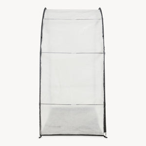 Invernadero Pequeño Exterior Larshasas con cremallera 180x80x170cm - Transparente [en.casa]