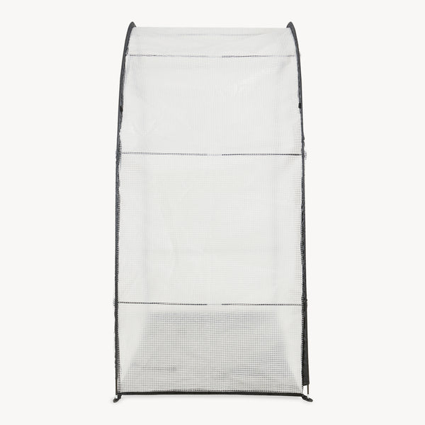 Invernadero Pequeño Exterior Larshasas con cremallera 180x80x170cm - Transparente [en.casa]