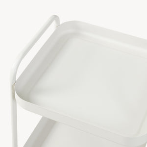 Carro de servicio Kelevn 3 niveles acero 67x33x31cm - Gris [en.casa]
