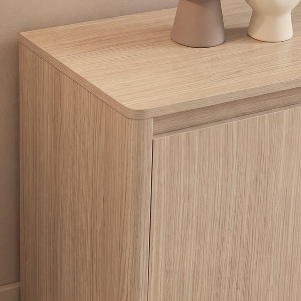 Mueble de televisión Takranmaa 150x40x50 cm efecto roble [en.casa]