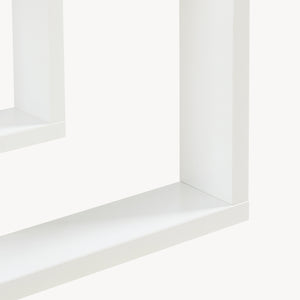 Mesa auxiliar Thyholm 55x30x30 cm Blanco [en.casa]