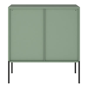 Aparador Eidsvoll 80x45x85cm Verde [en.casa]