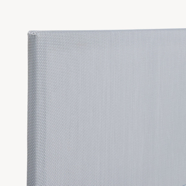 Conjunto de muebles de jardín Accettura 3 piezas Aluminio Gris [casa.pro]
