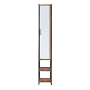 Conjunto de muebles de baño Namsskogan de 4 piezas. Aspecto nogal [en.casa]