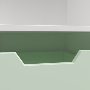 Banco para niños con estantería Vipsali [en.casa]