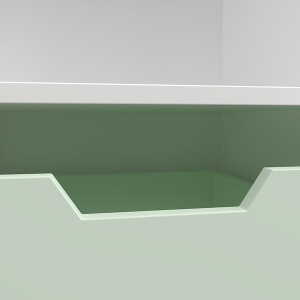 Banco para niños con estantería Vipsali [en.casa]