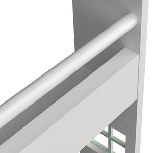 Estantería para niños Vipsali 106x60x12 cm Verde menta/Blanco [en.casa]