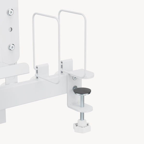 Organizador de escritorio Sauda para sujetar 50x50 cm Acero Blanco [en.casa]