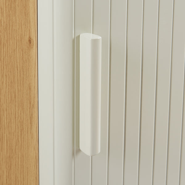 Armario colgante Ferrersp 50x45x24 cm aspecto roble/color arena [en.casa]