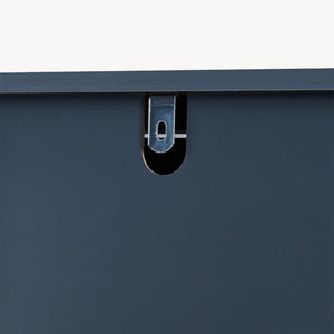 Armario alto Svanes 170x30x30 cm Gris oscuro/Natural [en.casa]