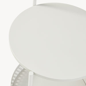 Carrito de servicio Jässaatka acero 76x40 cm gris [en.casa]