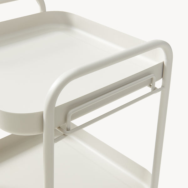 Carro de servicio Kelevn 3 niveles acero 67x33x31cm - Gris [en.casa]