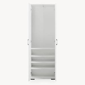 Armario Chalvefted 175x60x35 cm Blanco [en.casa]